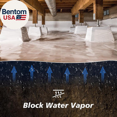 Crawl Space Vapor Barrier – 16 Mil 10′ X 50′, Concrete Vapor Barrier, Vapor Barr