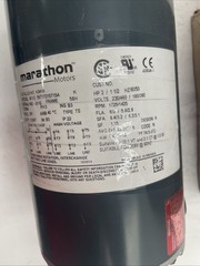 Marathon Motor 2HP 230/460V 3PH 1725RPM 1800RPM 56H Frame 056T17D15715 K041A