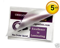 1000/pack Prayer Cards Hot Laminating Pouches 5 Mil 2-3/4 x 4-1/2, 2.75 x 4.5