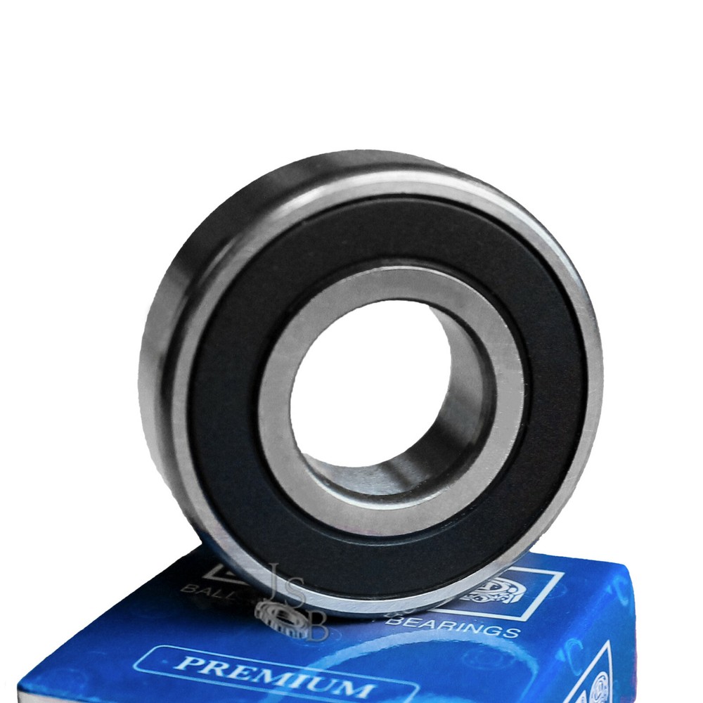 (Qty. 2) Ball Bearing 6203-2RS C3 EMQ Premium Sealed Ball Bearing, 17x40x12