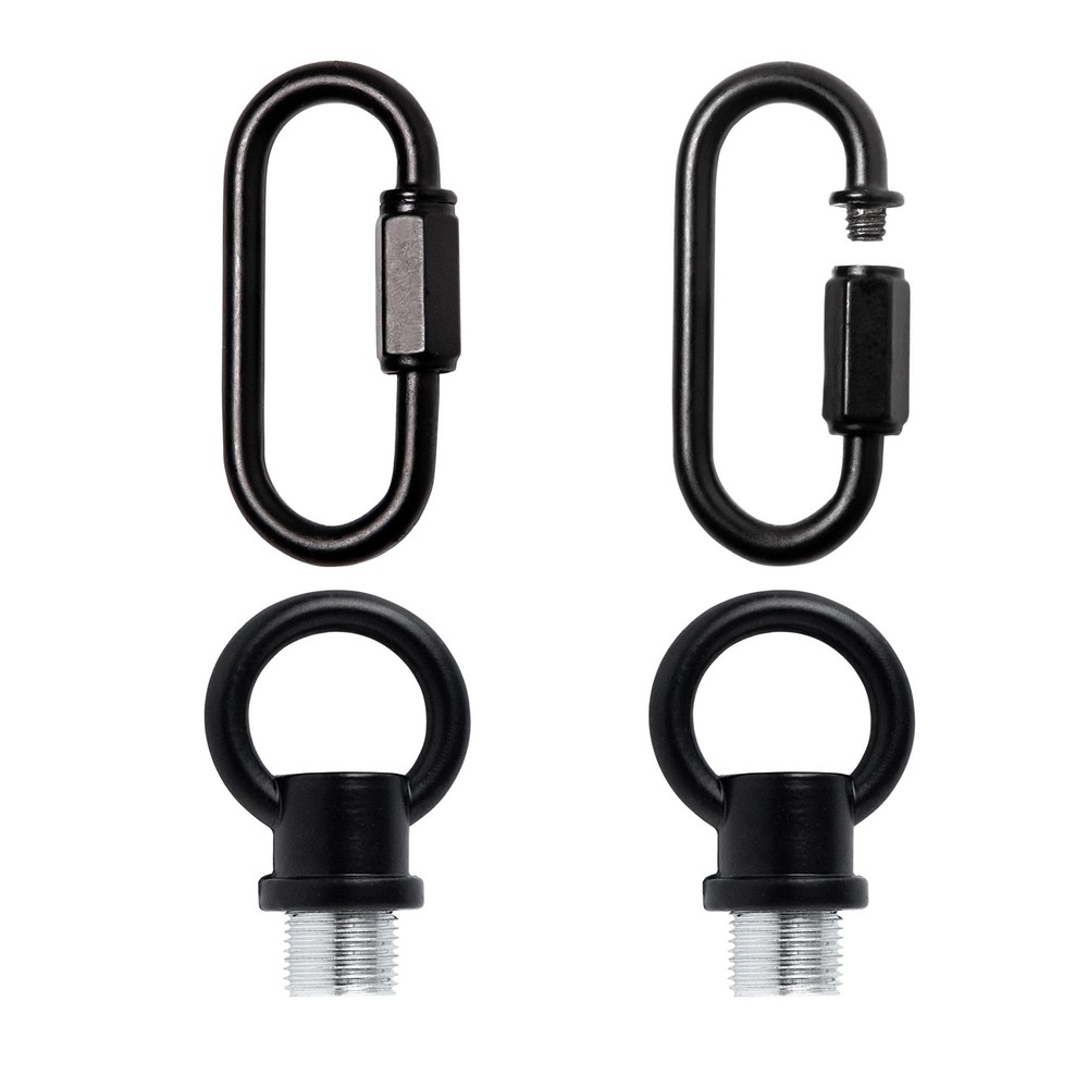 HALIGATE Hook Rings for Light Fixture M10/M12 Available Pack of 2 with Black