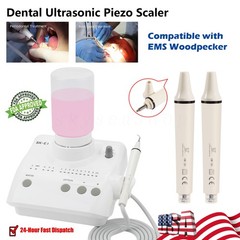 Dental Ultrasonic Scaler 2 Bottles Fits EMS Cavitron SKYSEA & 2*Handpiece HW-3H