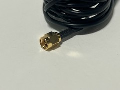 2x 10′ Copartner RG-174/U 50 Ohm Coax, 26AWG Stranded Copper SMA On One End