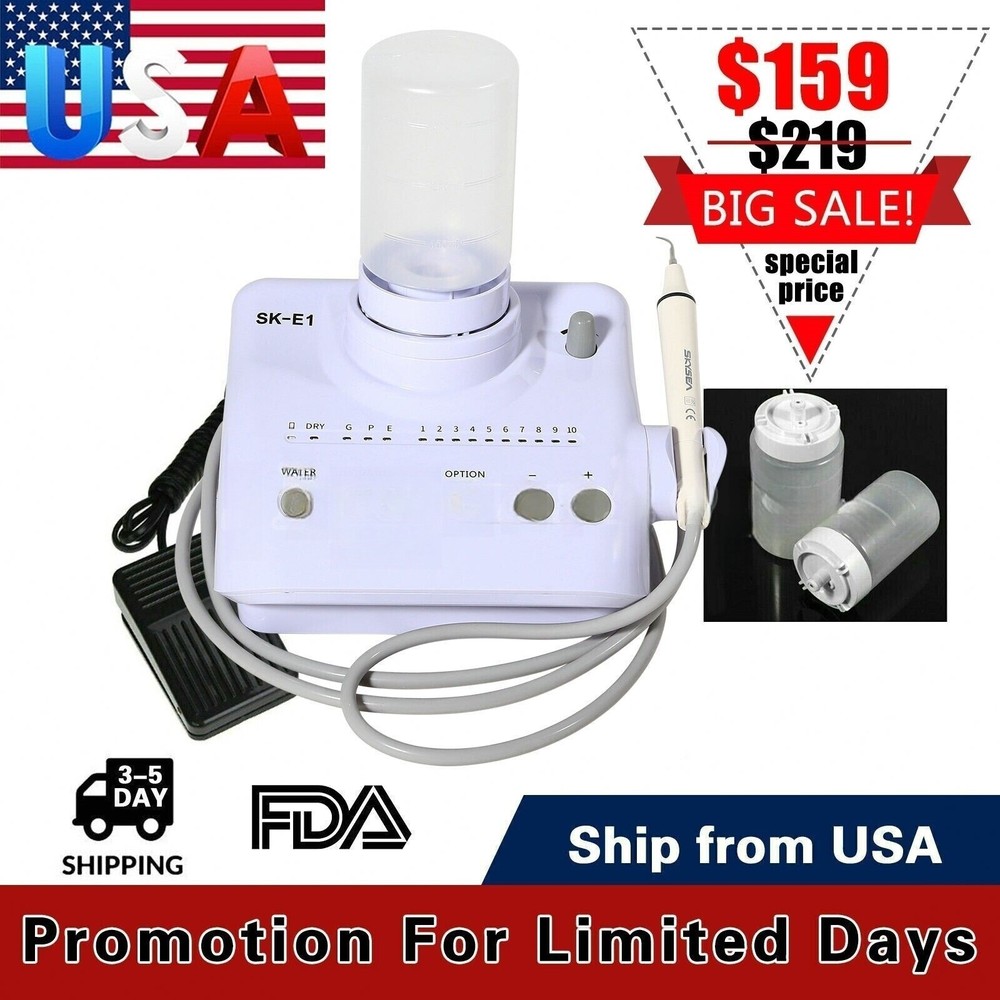 For Cavitron Dental Ultrasonic Scaler Piezo SKYSEA fit EMS/SKYSEA +2*Bottles