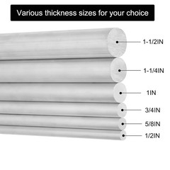 1.25″ Diameter 6061 T651 Solid Aluminum Round Rod – 16″ Long for Various Uses