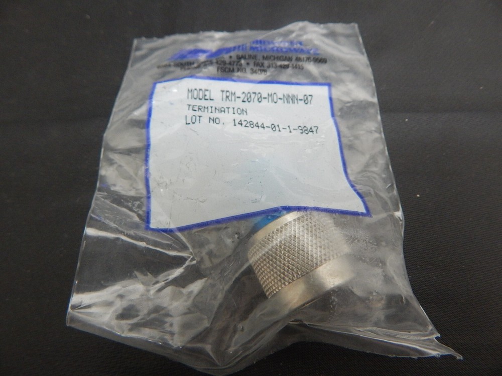 MIDWEST MICROWAVE TRM-2070-MO-NNN-07 RF Terminators DC-18 GHZ MALE N TYPE 2W