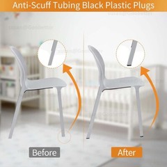 Rectangular Plastic End Caps For Tubing Blanking Plugs Inserts Furniture Feet