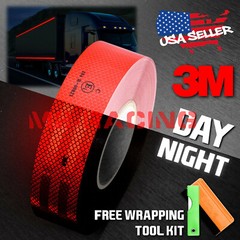 3M 2″x150′ Diamond Grade Red Conspicuity Tape CE Approved Reflective Safety