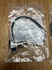(Qty.2) CARLING P267T-1D-RND MTL Miniature Push Buttn Switch Nickel SPST Extende