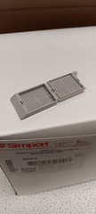 Simport M506-9 Unisette Biopsy Processing/Embedding Cassette w/Lid Color: Gray