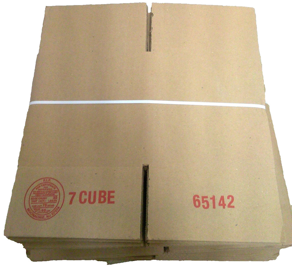 7x7x7 Cardboard Paper Boxes Corrugated Shipping Boxes 32 ECT 25/bndle “7 cube”