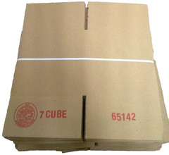 7x7x7 Cardboard Paper Boxes Corrugated Shipping Boxes 32 ECT 25/bndle “7 cube”