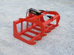 48″ Orange Root Rake Grapple Bucket Attachment Skid Steer Tractor Loader
