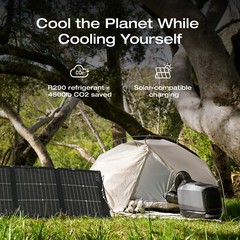 EcoFlow Wave 3 Portable Air Conditioner with Wave 3 Add-On Battery for Camping