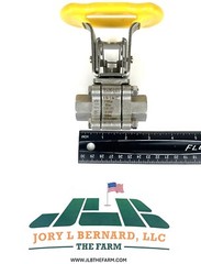HAM-LET, H510SSN1/2, 1500 PSI, 1/2″ FNPT, 2-WAY BALL VALVE, SST, NEW, NOS S