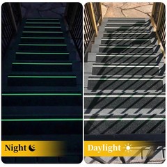 Non Slip Grip Tape with Glow High Friction Deck Grip Tape Strips 6″x24″, 10-Pack