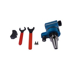 Fixed Angle Head Collet Chuck 90° Angle 1:1 Gear Ratio 40NM AG90-CAT40-ER32-60