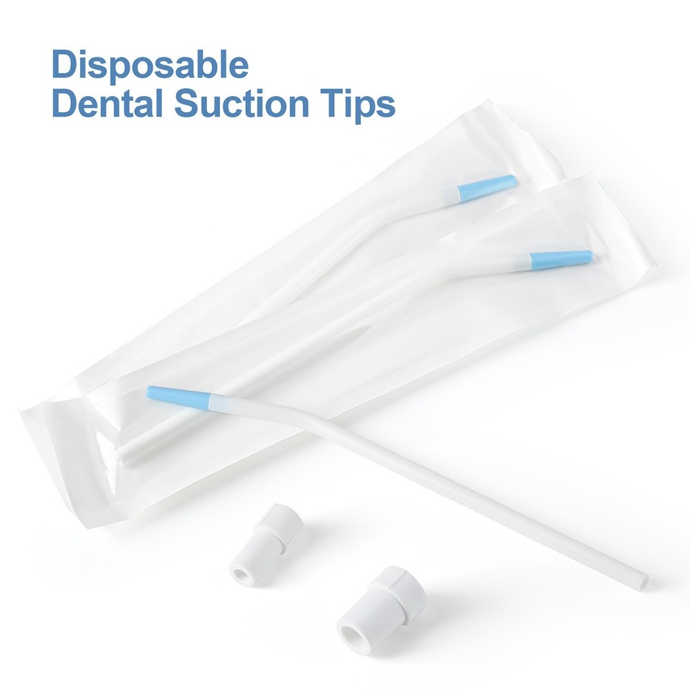 25XDental Surgical Aspirator Suction Tips Disposable Saliva Ejector Suction Tube