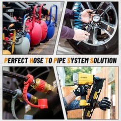 120Pcs Hose Pipe Fitting & Hose Barb Fitting Kit, 48Pcs Hose Pipe Fitting & 3…