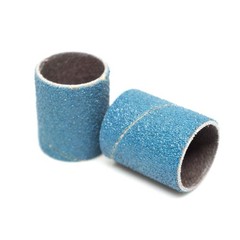 Benchmark Abrasives 3/4” x 1” Zirconia Abrasive Spiral Band Sleeves for Deburrin
