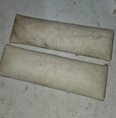 Gleaner F Combine NOS Seat Armrest? Backrest? White Pair