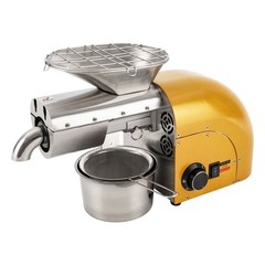 Oil Press Machine Nut Seeds Oil Extractor Beans Expeller Cold & Hot 1800W Home