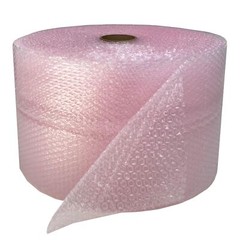 UOFFICE Polyethylene Pink Anti-Static Small Bubble Roll 175′ x 12″