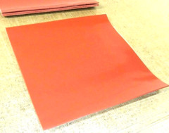 Silicone Rubber Sheet Hi-Temp Red 1/16”Thick x 12″ x 12″ Sq 60D Std U.S.A.