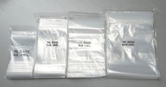 400 Clear 2mil Poly Bags Assortment 4 Sizes 4×6 5×8 6×9 8×10 100@ Top Seal Bags