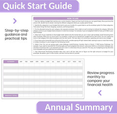 Budget Binder with Money Saving Challenge, Money Saving Binder with Cash Envelop