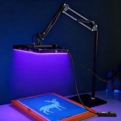 100W LED Exposure Unit for Screen Printing, UV Screen Printing Light with Adjust