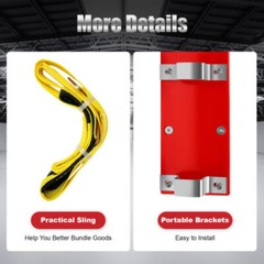 2-In-1 Electric Handling Winch Wireless Lifting Hoist & Remote 440lbs/200kg