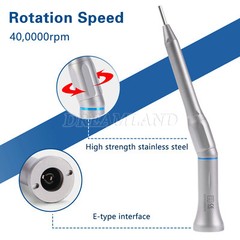 Dental 20 Degree Straight Head 1:1 Direct Drive Surgical Contra Angle BY