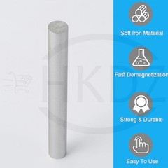 99.99% High-Purity Iron Rod Diameter 1mm- 50mm Electrodes Round Bar Length 100mm