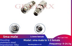 SMA-3.5mm Adapter (JJ/KK/JK/KJ), DC – 26.5GHz Microwave Connector Adapter