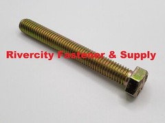 (5) 1/2-13×4 Grade 8 Tap Bolts 1/2 x 4 Hex Head Screws .50 x 4.00 Full Thread