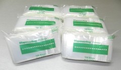 2000 Reloc Zippit Bag 3×4″ 4 Mil Clear Zip Seal Lock Reclosable 3 x 4 4mil 2,000