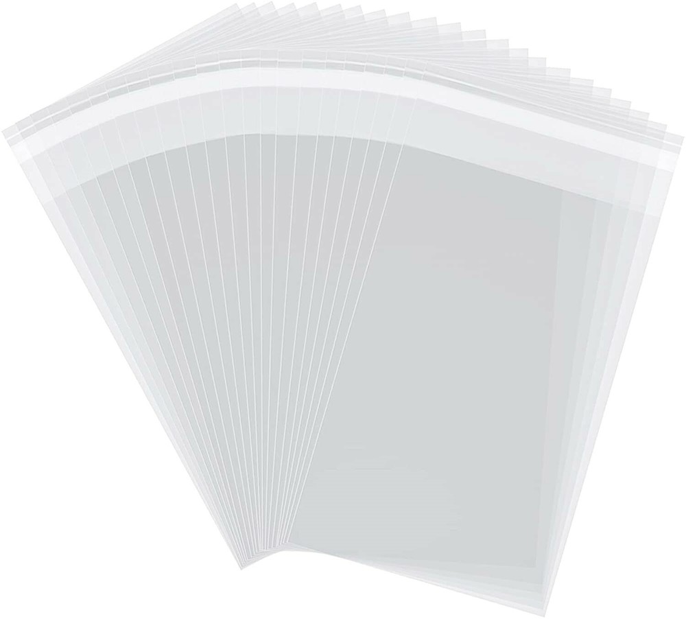 100 Food Grade 5×7 Clear Self Seal Resealable OPP Cellophane Poly Bags