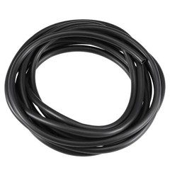 4mm ID 6mm OD 10ft Fuel Line Hose for Fuel System Lubricant Hose Rubber Black