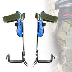 Tree Climbing Climbers Spike Hooks Gear kit with Safety Belt Adjustable Lanyard