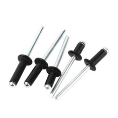 Pop Rivets 2.4/2.8/3/3.2/3.6/4/5/6.4mm Alu Dome Head Blind Zinc White & Black