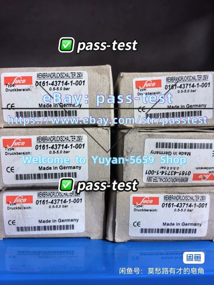 1 PC New 0161-43714-1-001 Pressure Switch By DHL/ FedEx#B4958H #pass