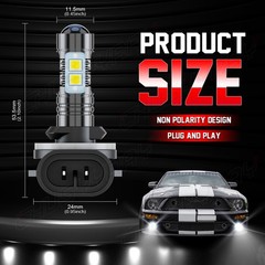 Ultra LED Headlight Bulbs (Pair) for Bobcat 5600 5610 Work Machines 6000K