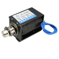DC 12V 8A 5KG 15mm, Pull Push Type Frame Linear Solenoid Electromagnet Factory