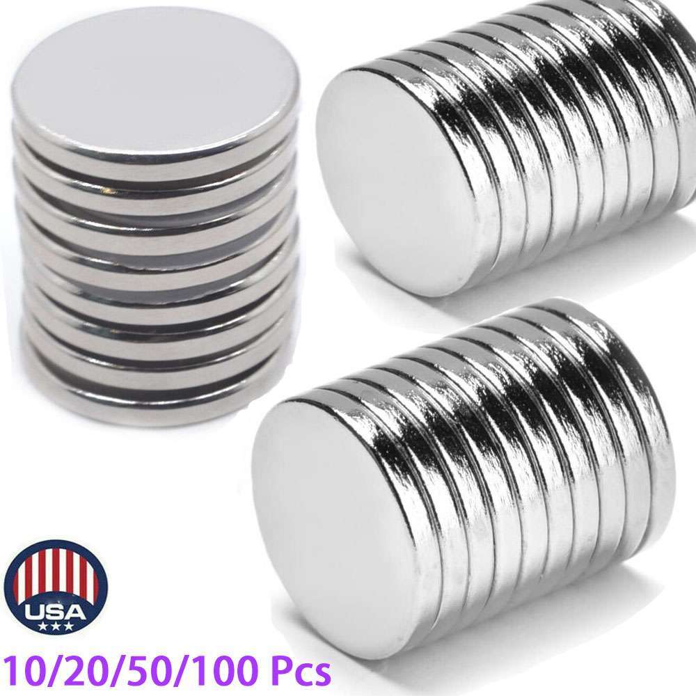 10-100PCS 25x2mm Super Strong Round Rare Earth Neodymium Magnets Magnet N35 Disc
