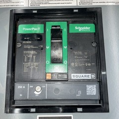 Square D NQ Panelboard 250A JDL36250 Powerpac T Main 208Y/120V 3 Ph Breaker