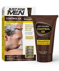 Just For Men Mustache & Beard, Beard Dye for Men with Brush Included for Easy Ap
