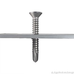 #10 x 2″ Self Drilling Screws Flat Head Sheet Metal Stainless Steel Qty 50