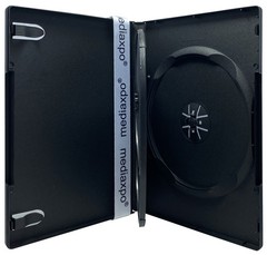 10 STANDARD Black Triple 3 Disc DVD Cases **1-3 DAYS