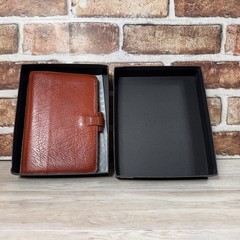 Vintage Filofax Winchester Organizer Real Calf Leather Brown Personal Size